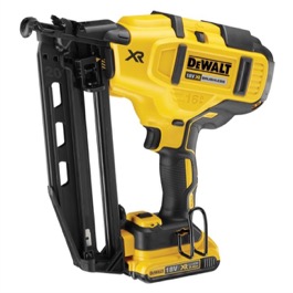 Dewalt 18V XR Li-Ion kulløs 16GA dykkerpistol, 2Ah Kit