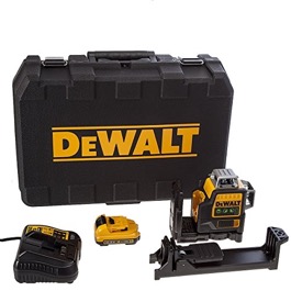 DeWALT 10,8V Selvnivellerende 360° krydslinjelaser, grøn