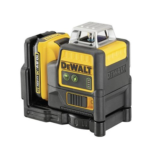 DeWALT 10,8V linjelaser DCE0811D1G, grøn