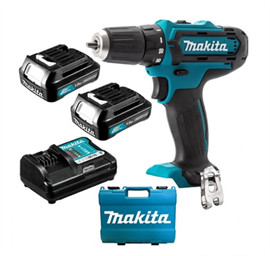 Makita DF331DWAE Li-Ion 10,8V Bore/skruemaskine, 1.5AH kit