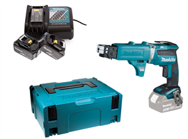 Makita DFS452RTJ LXT 18V Li-Ion skruemaskine, komplet kit