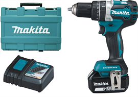 Makita DHP484RF1E 18V / 3.0Ah Brushless  slagbore/bore/skrue