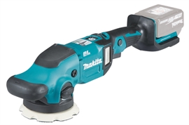 Makita Polermaskine 18V 125mm kulfri, løs enhed uden batteri og lader.