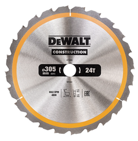 Dewalt  klinge 305mm x 30mm(hul)  24T Construction blade