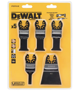 Dewalt 5-pak klingesæt til DCS355, DCS356 og DWE315