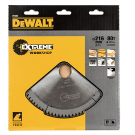 Dewalt  klinge 216mm x 30mm(hul)  80T Extreeme