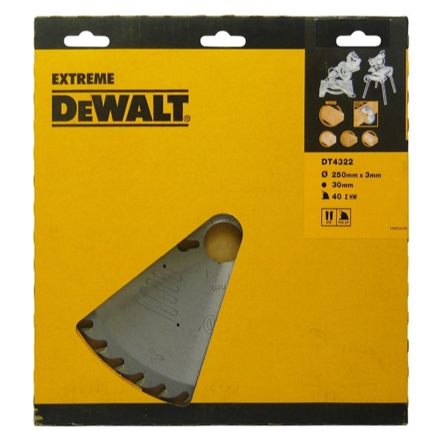 Dewalt  klinge 250mm x 30mm(hul)  48T Extreeme