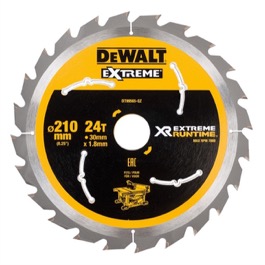 Dewalt  klinge 210 mm x 30 mm x 24T