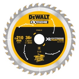 Dewalt  klinge 210 mm x 30 mm x 36T