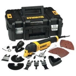 Dewalt Multicutter DWE315 med 37 dele & T-stack box