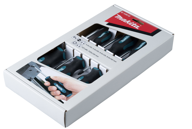 Makita SKRUETRÆKKERSÆT 4LK+2PZ 6 STK.