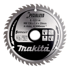 Makita KLINGE TCT 136X20MM 45T EFFICUT E-12114