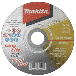 Makita E-22953 10-pak skæreskive til vinkelsliber 125 mm