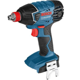 Bosch 18V Li-Ion slagnøgle/skrue 1/2" + Hex l GDX 18 V-LI 