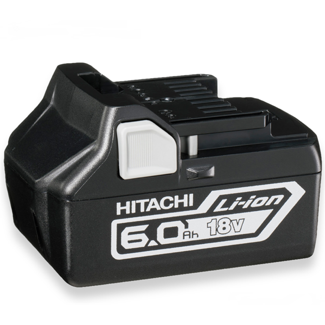 Hitachi 18V 6.0A Li-Ion batteri Slide In BSL1860