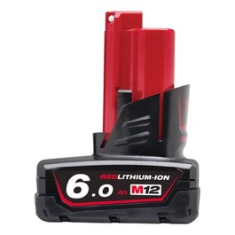 Milwaukee 12V Li-Ion batteri M12 serien 6.0Ah