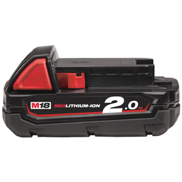 Milwaukee 18V Li-Ion batteri M18 serien 2,0Ah M18B2