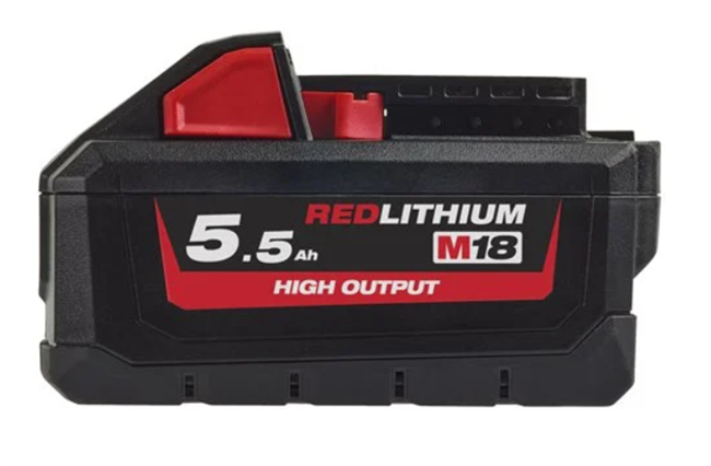 Milwaukee batteri  HIGH OUTPUT 18v  5.5ah Li-Ion M18 serien M18HB5.5