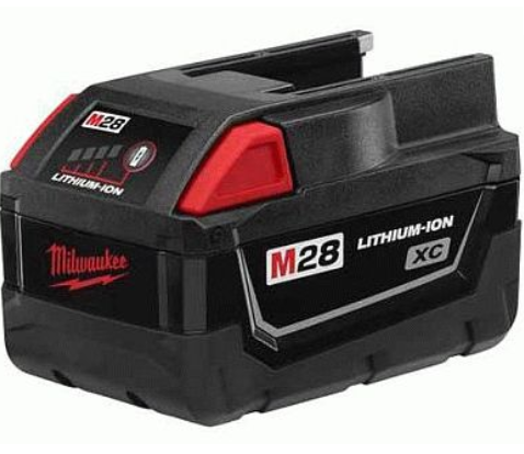 Milwaukee M28 batteri 28V Li-Ion  M28B5 5.0Ah   også til V28