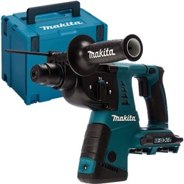 Makita 2 x 18V Borehammer SDS+ DHR263ZJ løs enhed i MAKPAC 2x18V=36