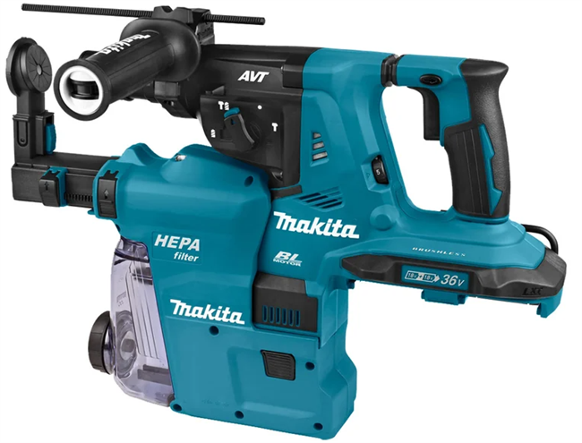 Makita Borehammer 2x18V DHR281ZWJ , Løs enhed i kuffert