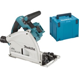 Makita DSP600ZJ dyksav kulløs 2 x 18V, løs enhed i Makpac