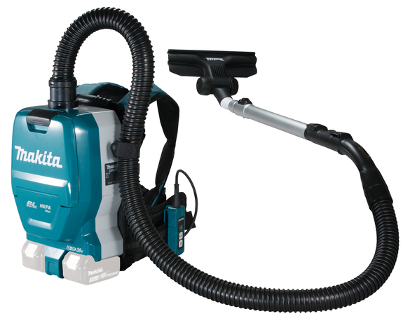 Makita Rygstøvsuger AKKU 2x18V Li-Ion DVC261ZX15 ( uden batteri og lader)