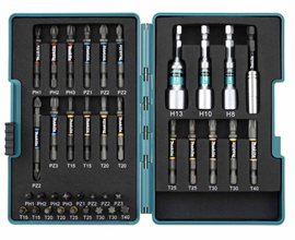 Makita 38-dels slagbits i plastboks. E-26179