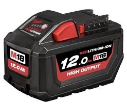Milwaukee batteri 18v  12ah Li-Ion M18 serien M18HB12