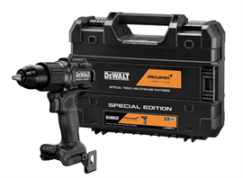 Dewalt kulfri slagboremaskine DCD86M Mclaren edition, løs enhed i T-stak kuffert