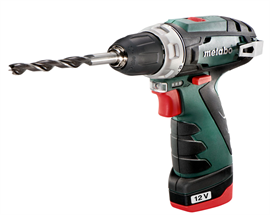 Metabo 12V PowerMaxx BS Bore-/Skruemaskine kit med 2 x 2ah batteri og oplader