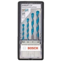 Bosch bor sæt Robust line 5,5-8mm længde 75-120mm